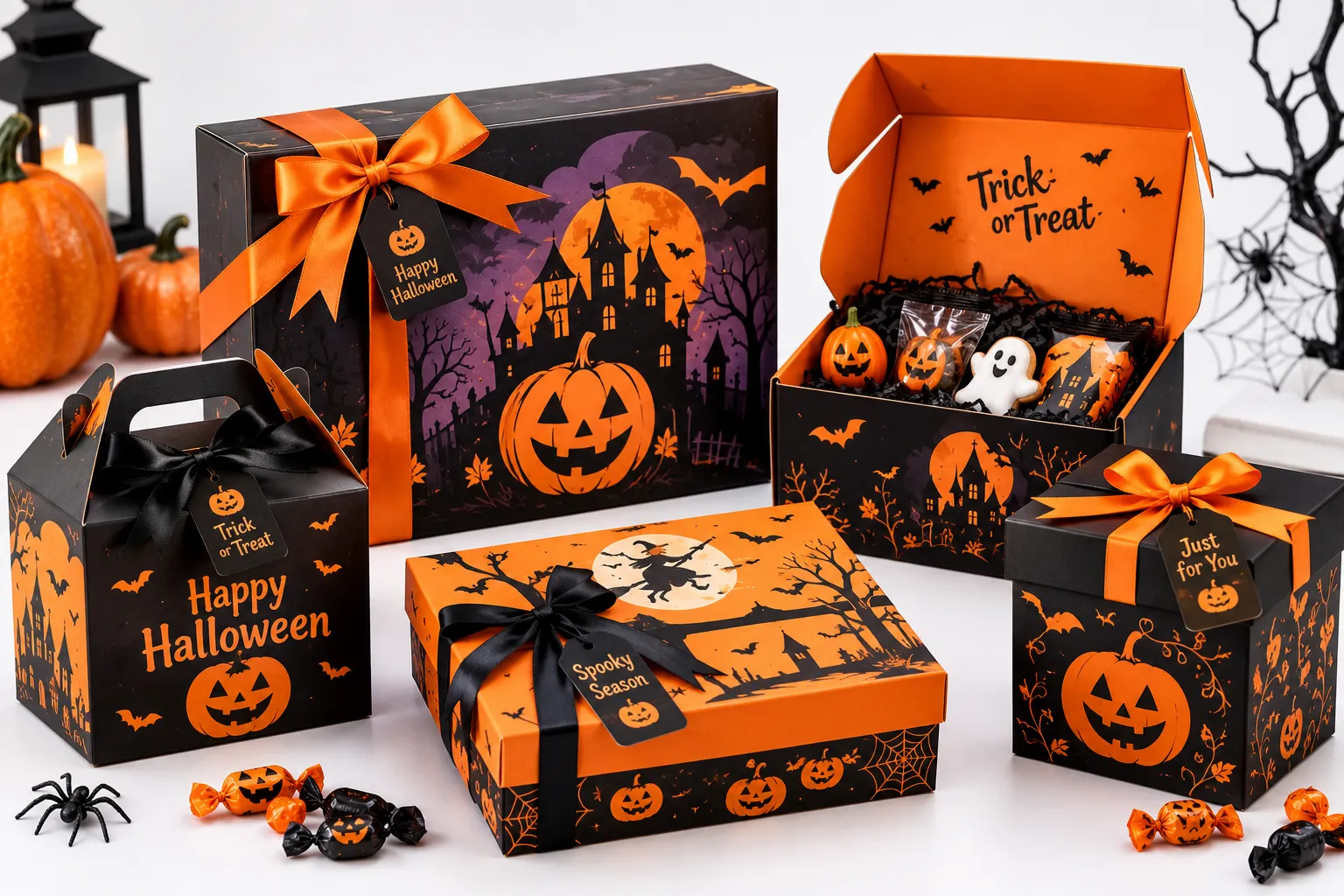 Custom Halloween Gift Boxes for Memorable Seasonal Gifting